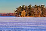 Frozen Otter Lake At Sunrise_07591